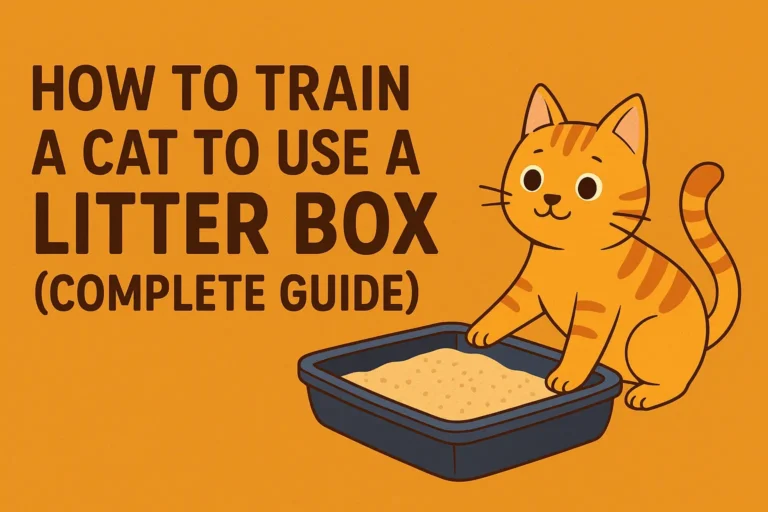 How to Train a Cat to Use a Litter Box blog banner