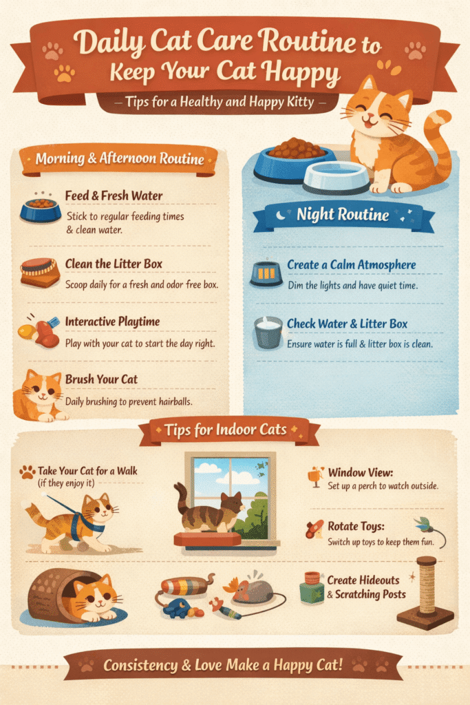 daily cat care routine