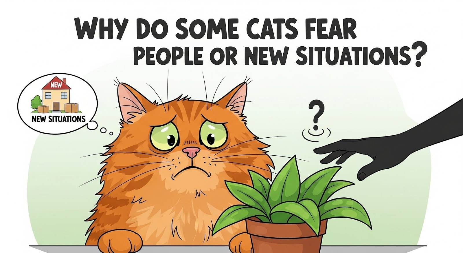 Why Do Some Cats Fear People or New Situations